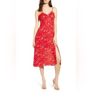 Red Dress with Pattern